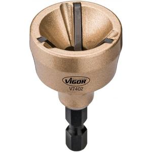 VIGOR - V7402 Desbarbador exterior 3-19mm - EAN 4047728074025 CUERPO Y CHAPAS METÁLICAS - Product Image 1