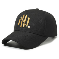 Origineel geborduurde 6-panel baseballcap heren 2026 Nieuwe vintage veelzijdige outdoor sport pet OEM kleine serie op maat