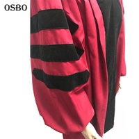 Robes et insignes de fin d'études doctorales universitaires de luxe personnalisées