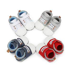 Chaussures de marche pour nouveau-nés, chaussures de marche à semelle souple pour bébés, chaussures en toile pour tout-petits, baskets pour garçons - Product Image 4