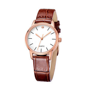 Montres à quartz en or de qualité supérieure, fabriquées en Chine, en acier inoxydable, bracelet en cuir pleine fleur, étanches, <span class=keywords><strong>Mema</strong></span> 1n14 - Product Image 6