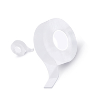 Adhésif Double face Super transparent lavable réutilisable sans résidu Nano ruban pour crochet, cuisine, salle de bain