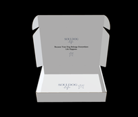 Boîte cadeau en carton avec logo personnalisé, emballage pour envoi postal, fermeture magnétique