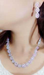 Conjunto de joyería india con tachuelas de piedra AD chapada en plata azul elegante para fiesta de boda y regalo de compromiso producto a granel hecho a mano - Product Image 5