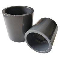 Raccord droit en PVC pour l'alimentation en eau industrielle et le drainage, raccord rapide résistant à la corrosion pour tuyaux