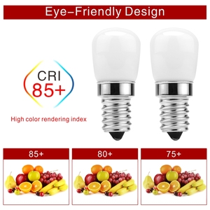 <span class=keywords><strong>Ampoule</strong></span> LED pour mini-réfrigérateur 110V 220V 1.5W B15 E12 E14 T22 T26 Verre Laiteux Blanc Chaud Remplace les Ampoules Halogènes - Product Image 5
