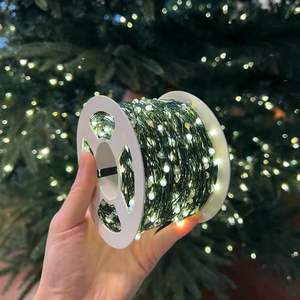 Nouvelles lumières de Noël pour arbre de Noël, fil de cuivre LED vert foncé, télécommande, petites guirlandes lumineuses colorées, décoratives, IP65 - Product Image 6