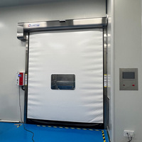 Pintu Ruang Bersih PVC Modular Kecepatan Tinggi Langsung dari Pabrik dengan Remote Control untuk Pabrik Makanan dan Lorong Gudang