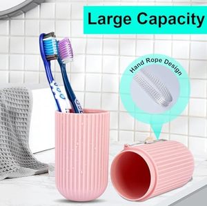 Porte-brosse à dents portable en deux parties, durable, moderne, <span class=keywords><strong>vert</strong></span>, rose, blanc, en plastique, étui <span class=keywords><strong>de</strong></span> voyage, ensembles <span class=keywords><strong>de</strong></span> <span class=keywords><strong>salle</strong></span> <span class=keywords><strong>de</strong></span> <span class=keywords><strong>bain</strong></span> pour le camping, vente en gros - Product Image 5