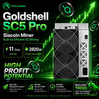Goldshell SC Lite 4.4TH/s Siacoin SC Miner Blake2b ASIC Miner Machine de minage crypto à faible consommation d'énergie pour le minage domestique