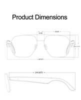 Lunettes Intelligentes IA Tendance 2026 : Traducteur Sans Fil pour Voyages d'Affaires, Étanche IP67, Style Aviateur Tendance, Dropshipping