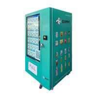 Distributeur automatique WEIMI modèle 55 pour snacks et boissons avec grand écran tactile pour la promotion dans les gares et les centres commerciaux
