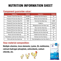 Aliment prémélangé pour poules pondeuses en phase de maturité intermédiaire et tardive OEM – Prémélange d'aliments pour poulets boostant la ponte et enrichi en acides aminés