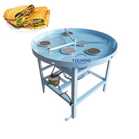 Crêpe rotative faisant la pâte à gâteau de machine automatique étalant pour faire la machine de gâteau de casserole