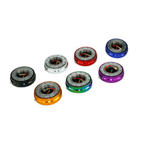 Adaptateur de moyeu de volant à dégagement rapide 6 trous version fine, kit de fixation rapide, argent, violet, bleu, or, noir, rouge, néo chrome