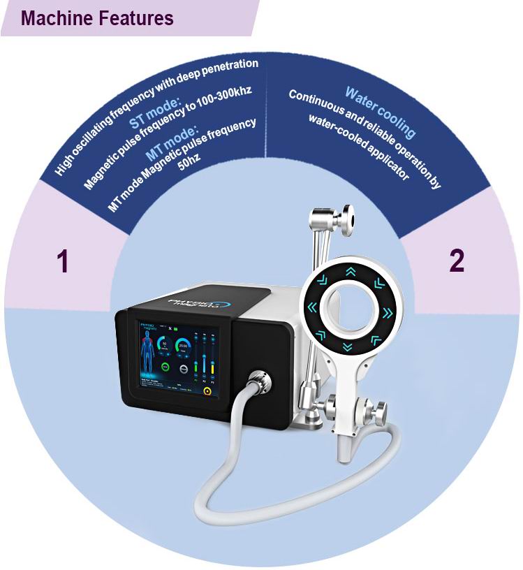 Pulse electrical magnetic field therapy machine/PEMF high electric potential therapy equipment for health care device