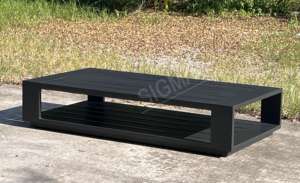 ساحة حديقة عالية المستوى من الألومنيوم في الخارج مع وسادة أريكة فناء مقطعية - Product Image 3