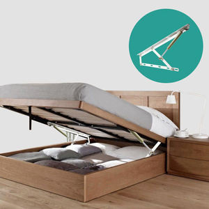 آلية رفع سرير حديدي للبالغين بسعر تنافسي من المصنع، تصميم مخفي لتوفير المساحة وسهولة التركيب، متوفر باللونين الأسود والأبيض - Product Image 6