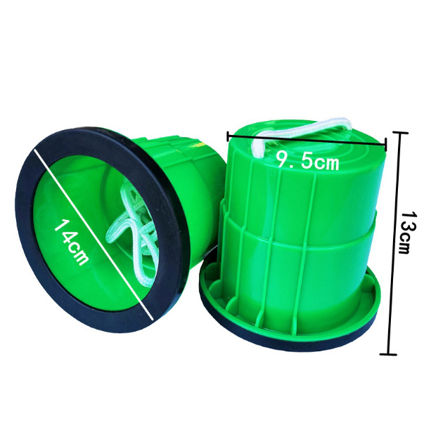 Voeten Lopen Speelgoed Emmer Stelten Kid Stelt Wandelen Cup Kinderen Stepper Speelgoed Wandelen Stelten Plastic Balanceren Stelten voor Kinderen Kids(rood