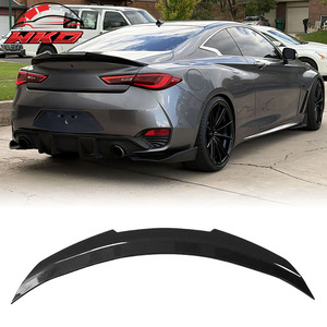 Alerón Trasero Estilo PSM con Acabado de Fibra de Carbono para INFINITI Q60 2017-2022 - Product Image 1