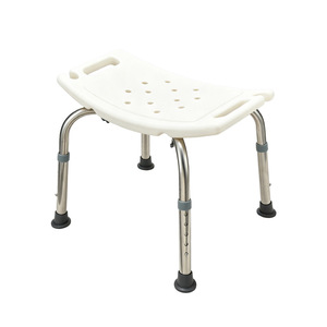 Chaise de douche Maifeng réglable en acier inoxydable avec siège antidérapant, équipement de sécurité pour la salle de bain pour personnes âgées et femmes enceintes - Product Image 1