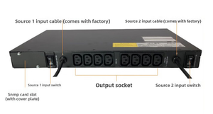 Vertiv LTS สวิตช์โหลดแบบคงที่อุปกรณ์จ่ายไฟพร้อม32A ซ้ำซ้อน - Product Image 3