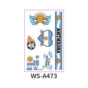 Tatuaje Temporal Impermeable con Transferencia <span class=keywords><strong>de</strong></span> Agua Art Color 2026 Copa <span class=keywords><strong>de</strong></span> Europa para Uso en <span class=keywords><strong>Todo</strong></span> <span class=keywords><strong>el</strong></span> Cuerpo, para Fiestas <span class=keywords><strong>de</strong></span> Aficionados al Fútbol - Product Image 5