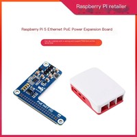 Carte d'extension d'alimentation Ethernet POE pour Raspberry Pi 5, module d'alimentation avec port Ethernet RJ45 pour Raspberry Pi 5