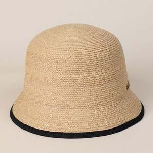Chapeau Bob en Paille Raphia Tendance Été 2025 pour Femme, Simple, pour Voyage en Plein Air, Plage, Protection Solaire, avec Logo en PU, Chapeau de Pêcheur Anti-UV - Product Image 6