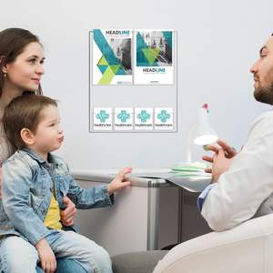 Étagère à <span class=keywords><strong>journaux</strong></span> personnalisée Porte-brochures Lucite présentoirs muraux en acrylique Présentoir de magazines Porte-brochures en acrylique <span class=keywords><strong>Support</strong></span> <span class=keywords><strong>mural</strong></span> - Product Image 4