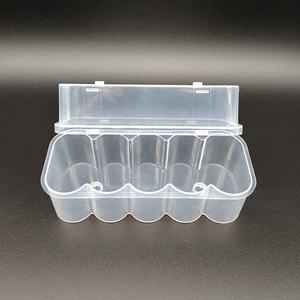 유리 병 상자 10ml 동결 건조 분말 상자 PP 애완 동물 백신 뚜껑 플라스틱 투명 포장 상자 도매 - Product Image 2