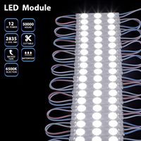 500 pièces de lumières LED blanches 6500K 1,2W pour vitrine, remplacement, gonflables, module décoratif, bande lumineuse adhésive, enseignes de Noël