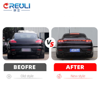 CREULI Nuevas Luces Traseras LED de 12V y 5000 Lúmenes para Panamera 970/970.1/970.2 (2009-2016), Actualización al Estilo 971