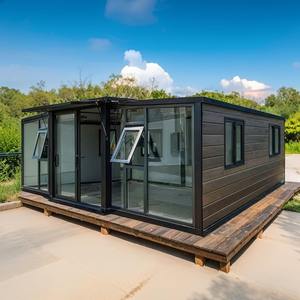 Villa de luxe moderne, maison préfabriquée modulaire de 20 pieds, 40 pieds, petite maison mobile, chambre de grand-mère extensible, conteneur, maison avec 2, 3, 4 chambres - Product Image 2