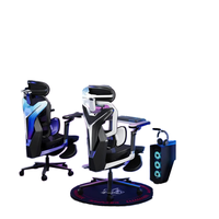 AutoFull G7 Accoudoirs à 360 ° Inclinable à 140 ° Support lombaire dynamique à 3 zones CloudTech Mesh Ergonomique Bureau Jeu Extensible Pliable