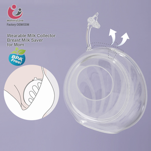 Nuovi Contenitori Personalizzati OEM in Silicone per la Raccolta del Latte Materno, Azionamento Manuale con Tappo, Tazze per la Conservazione del Latte Materno per Mamme - Product Image 1