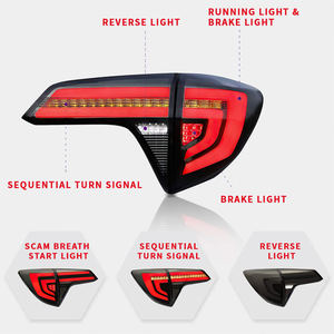<span class=keywords><strong>Precio</strong></span> <span class=keywords><strong>de</strong></span> Fábrica Nuevo Conjunto <span class=keywords><strong>de</strong></span> Luces Traseras para <span class=keywords><strong>HRV</strong></span> Vezel <span class=keywords><strong>2015</strong></span>-2018 Luces Traseras LED con Señal <span class=keywords><strong>de</strong></span> Giro Secuencial IP67 Impermeable Plug and Play - Product Image 2