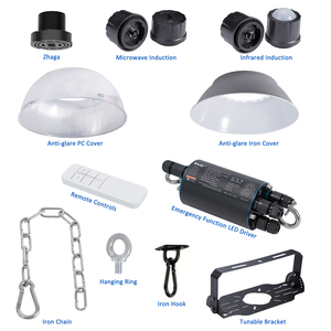 Tùy chỉnh dẫn ánh sáng bay cao 80W 160W IP65 không thấm nước 1-10V mờ UFO ánh sáng bay cao kho chiếu sáng công nghiệp - Product Image 6