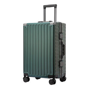 Valise à roulettes Yongsheng haut de gamme avec cadenas à code, 24 pouces, cadre en aluminium, roues universelles, grande capacité, pour voyage - Product Image 2
