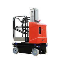 Pillartech Machine de levage latérale manuelle en acier au carbone, empattement 1220 mm, hauteur max. 2,5 m, vitesse 6 m/min, empilable