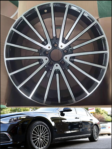 ล้อแม็กซ์แบบ Staggered ขนาด 18-20 นิ้ว น้ำหนักเบา ลายหลายก้าน PCD 5x112 หน้าเจียรดำ ผลิตจากอะลูมิเนียมฟอร์จ สำหรับรถเมอร์เซเดสใหม่ - Product Image 6