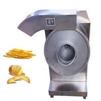 Handleiding Industriële Elektrische Cassave Scherpe Wortel Slicer Frietjes Snijden Zoete Aardappel Chips Franse Fry Cutter Machine
