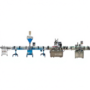 Línea de Envasado de Botellas de Plástico/Metal/Vidrio de Alta Eficiencia, Maquinaria Automática para Llenado, Tapado y Etiquetado, 2000 RPM - Product Image 1