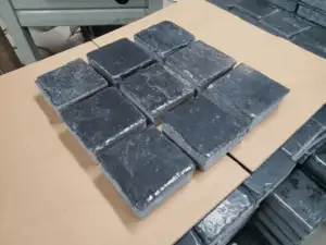 SHIHUI Wholesale Henan Black Travertine Natural Marble Villa Antique Design Travertine Natural Tumbled Cobblestone