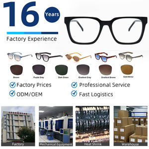 Monturas de Gafas al por Mayor, Monturas de Gafas de Acetato con Diseño Cuadrado Retro para Hombre, Logotipo Personalizado, Monturas de Gafas Ópticas - Product Image 4