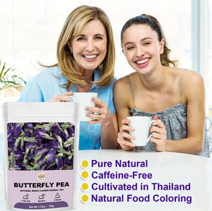 Té orgánico OEM con sabor a hierbas para la salud, té de burbujas heladas, té de flores de guisante de mariposa <span class=keywords><strong>azul</strong></span> seco - Product Image 2