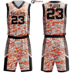 Uniformes de basket-ball personnalisés, uniformes d'équipe à motifs réduits - Product Image 4