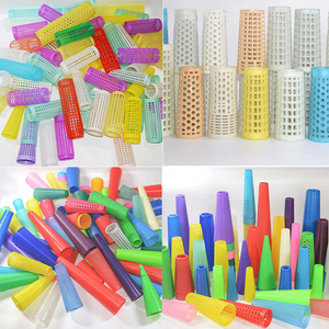 Nhựa Sợi Nhuộm Cone Spool Đầy Màu Sắc Nhựa Bobbin Ống Tiêm Khuôn Cho Quay Các Bộ Phận Máy - Product Image 4