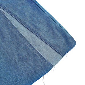 Jupes longues en denim délavé de grande taille pour femmes <span class=keywords><strong>jupe</strong></span> en jean <span class=keywords><strong>fendue</strong></span> à taille haute pour femmes vente en gros - Product Image 4