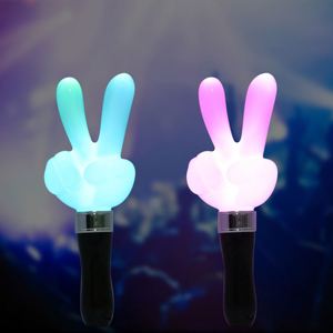 Bâton lumineux créatif à commande gestuelle, changeant de couleur uniforme, 15 couleurs, lampe de poche portable pour festivals et concerts - Product Image 2